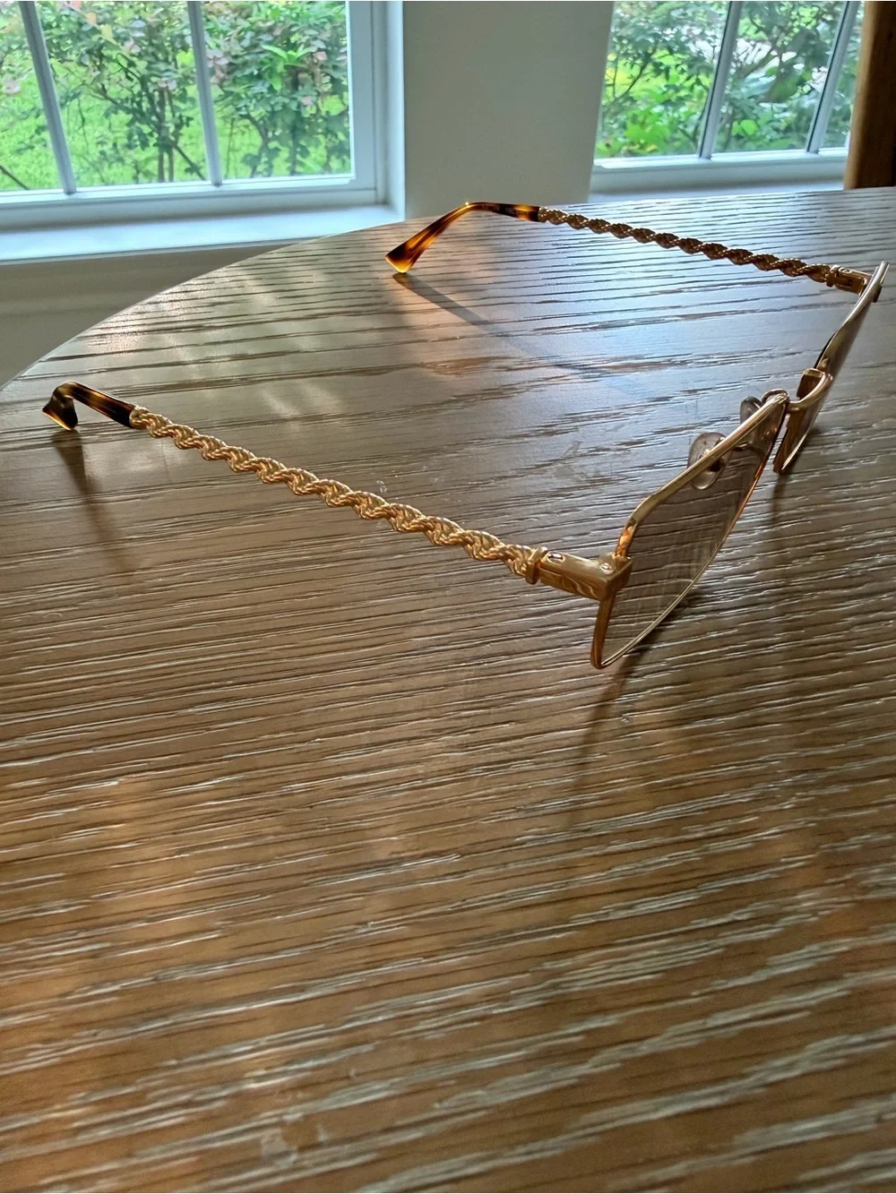 AUREUM Gold Frame Sunglasses with Truffle Gradient Lenses